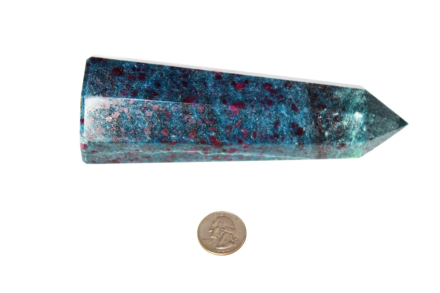 Ruby Kyanite Obelisk Large
