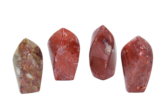 Red Moss Agate Flame Small