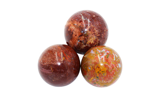 Red Moss Agate Sphere Small