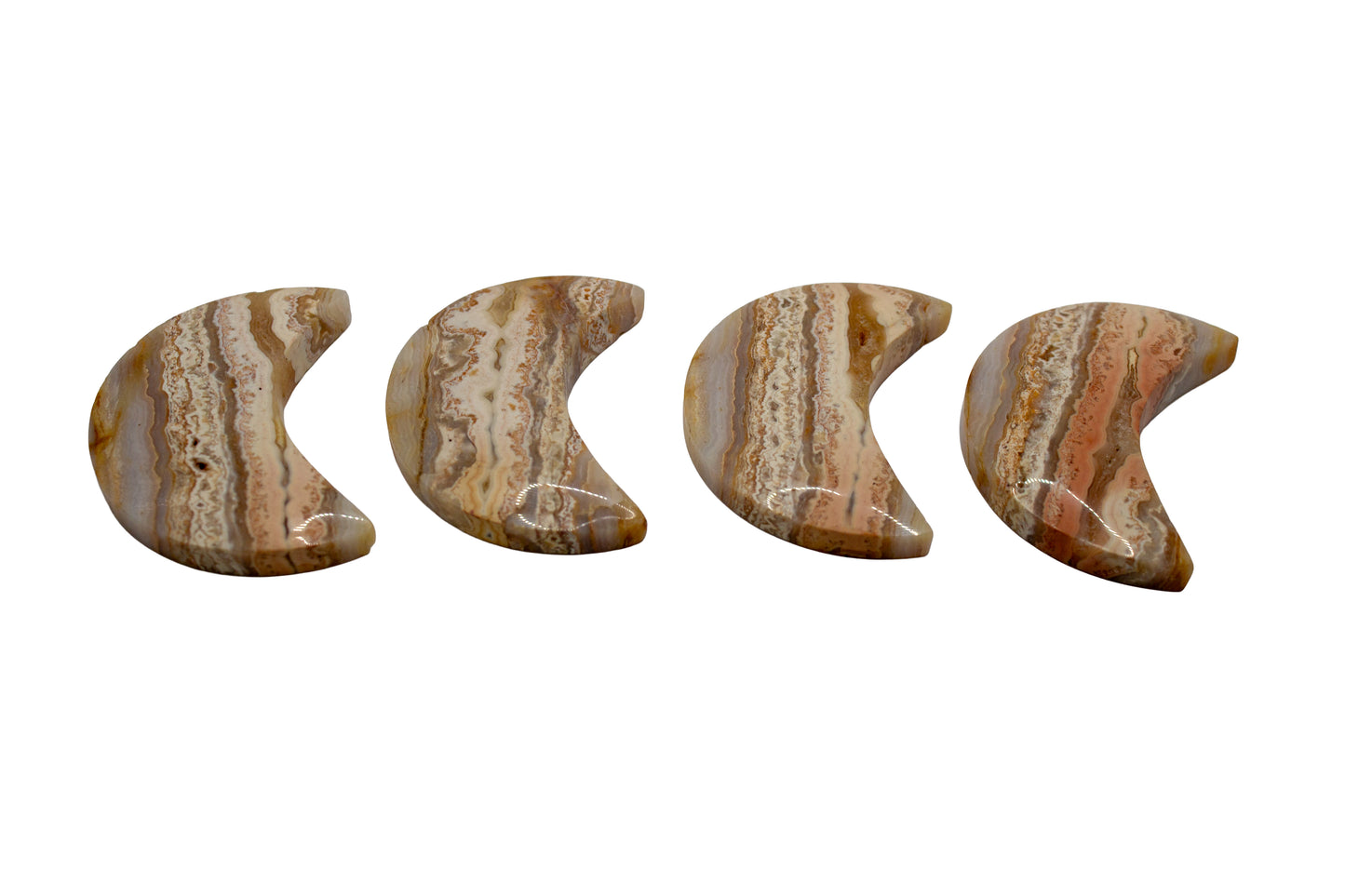 Agate Moon Cabochons