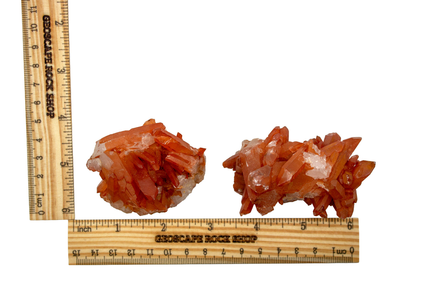 Tangerine Quartz Large Cluster