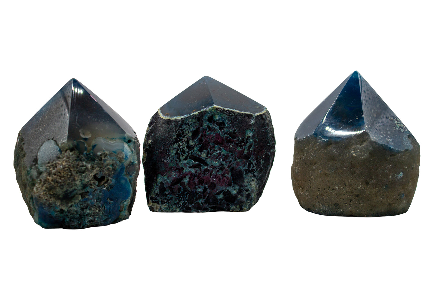 Blue Agate Top Polished