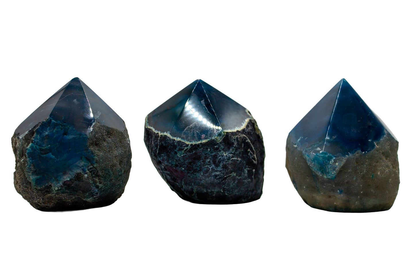 Blue Agate Top Polished