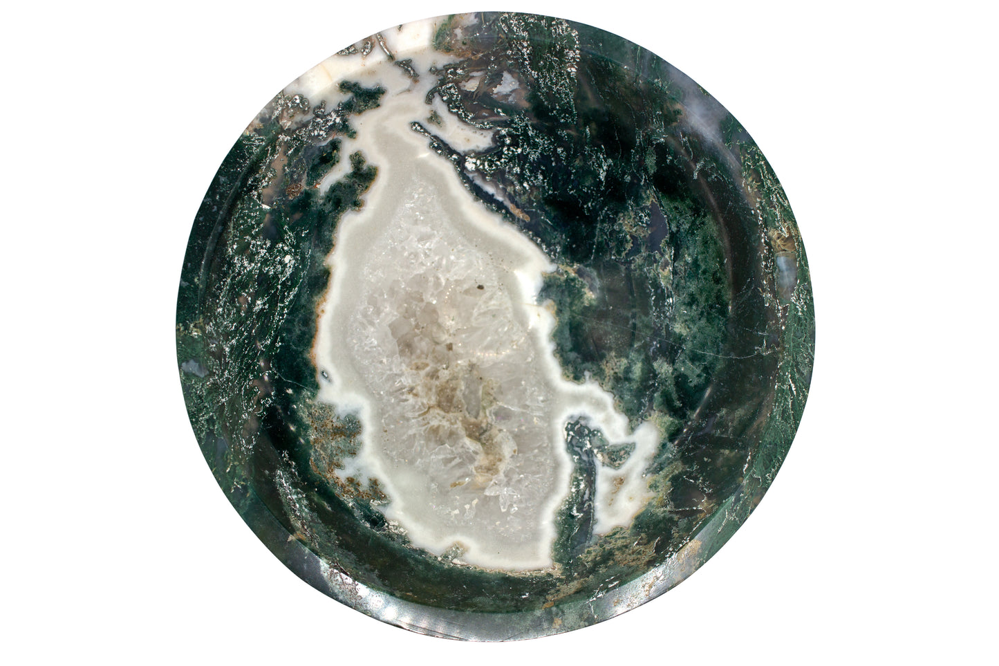 Moss Tree Agate Bowl