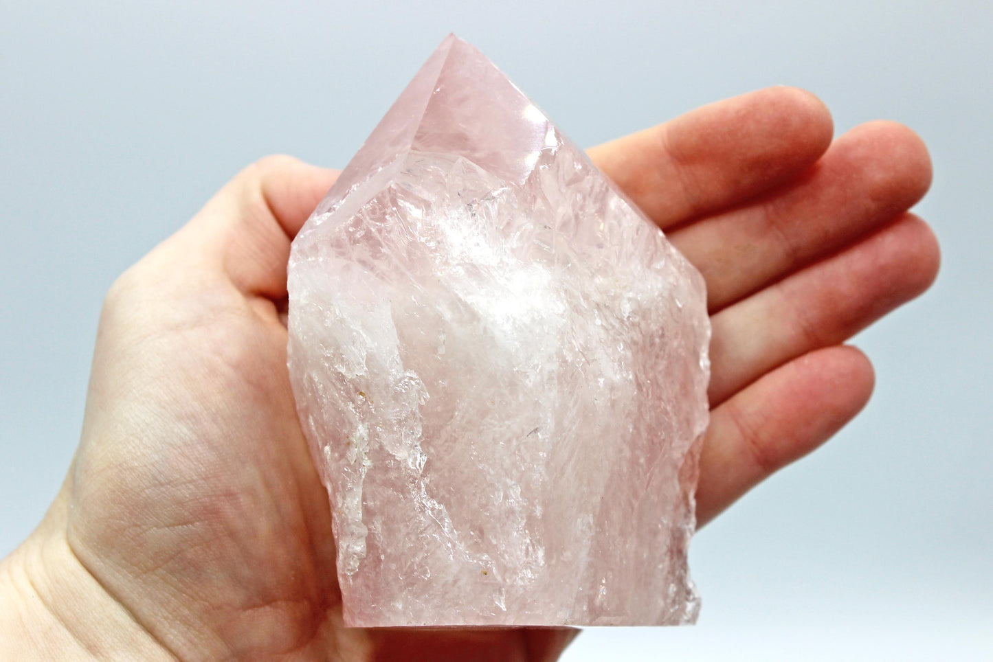 Top Polished Rose Quartz Points