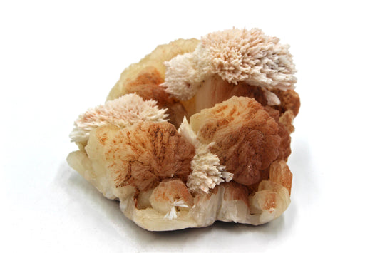 Freeform Scolecite with Stilbite