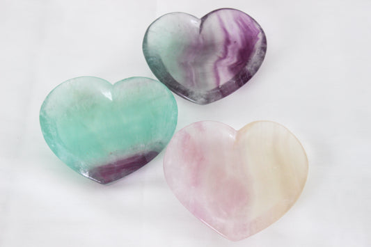 Fluorite Heart Dish