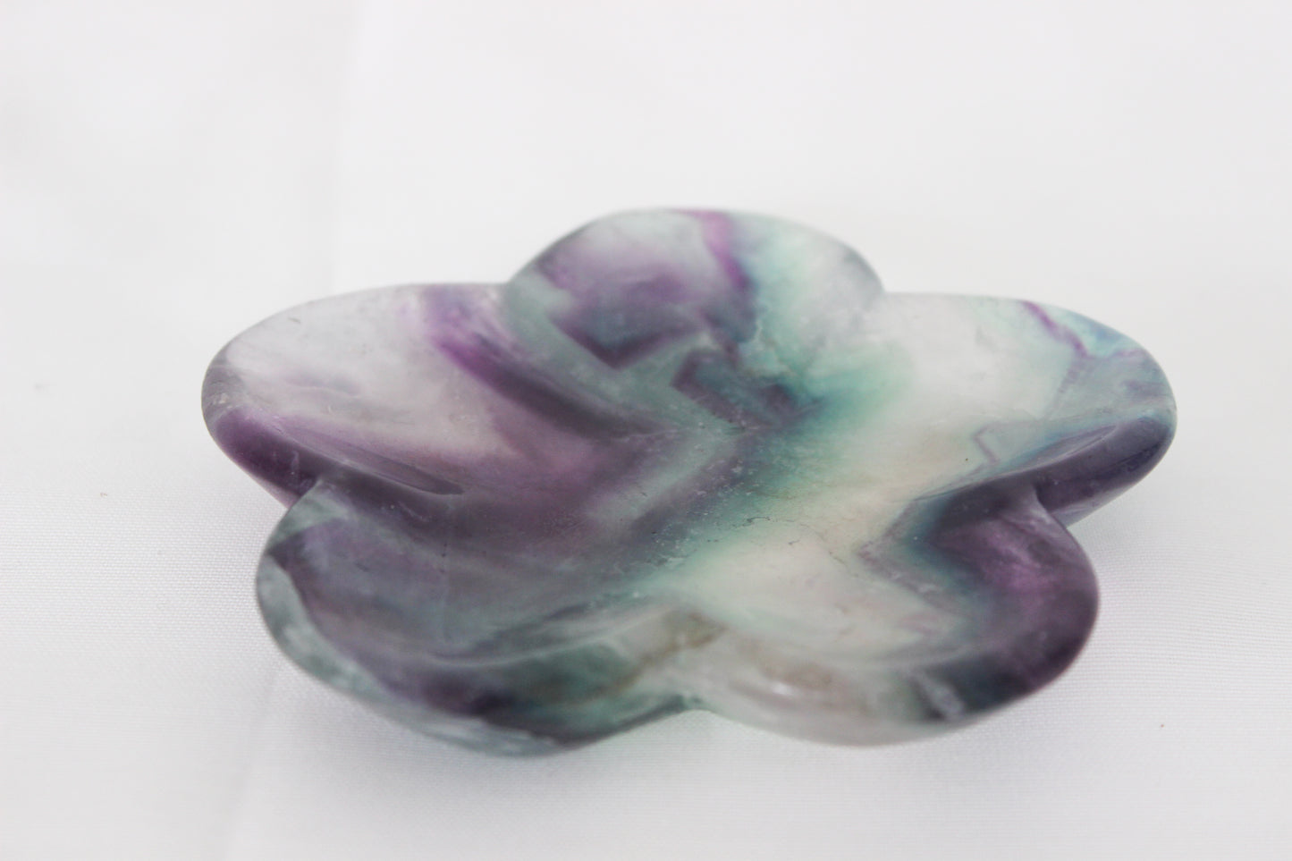 Fluorite Flower Dish