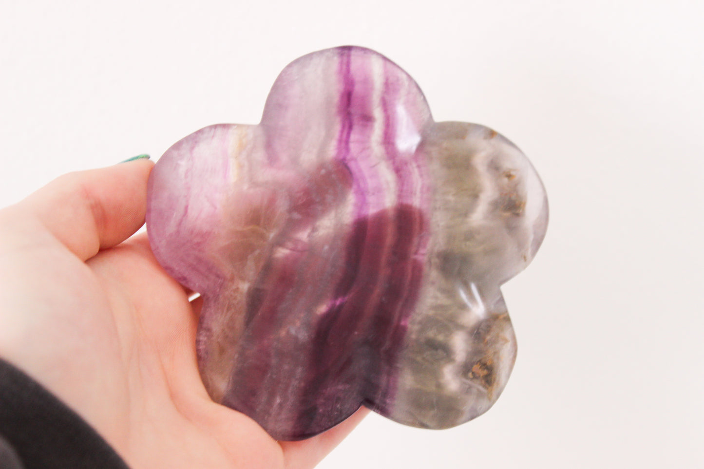 Fluorite Flower Dish
