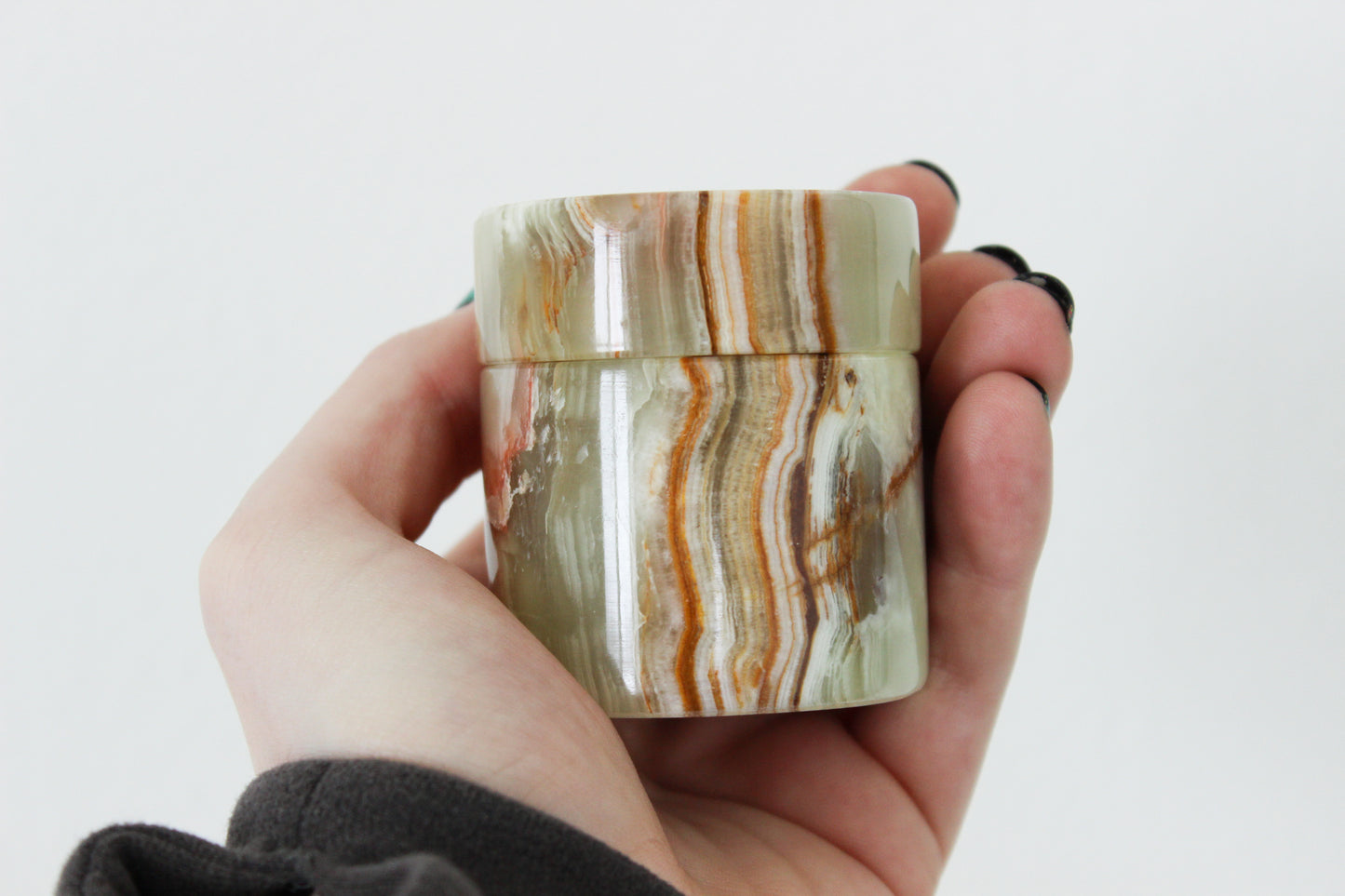 Small Onyx Pill Box