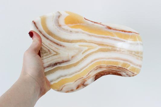 Large Aragonite Dish