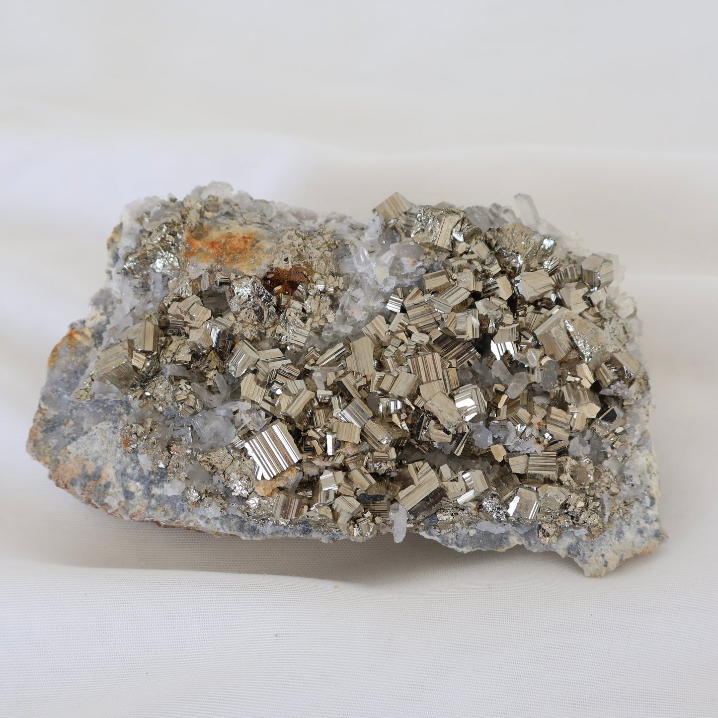 Indonesian Pyrite and Quartz E