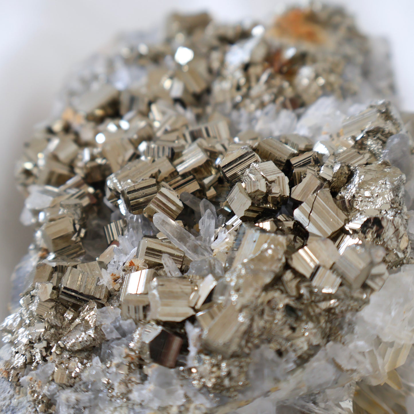 Indonesian Pyrite and Quartz E