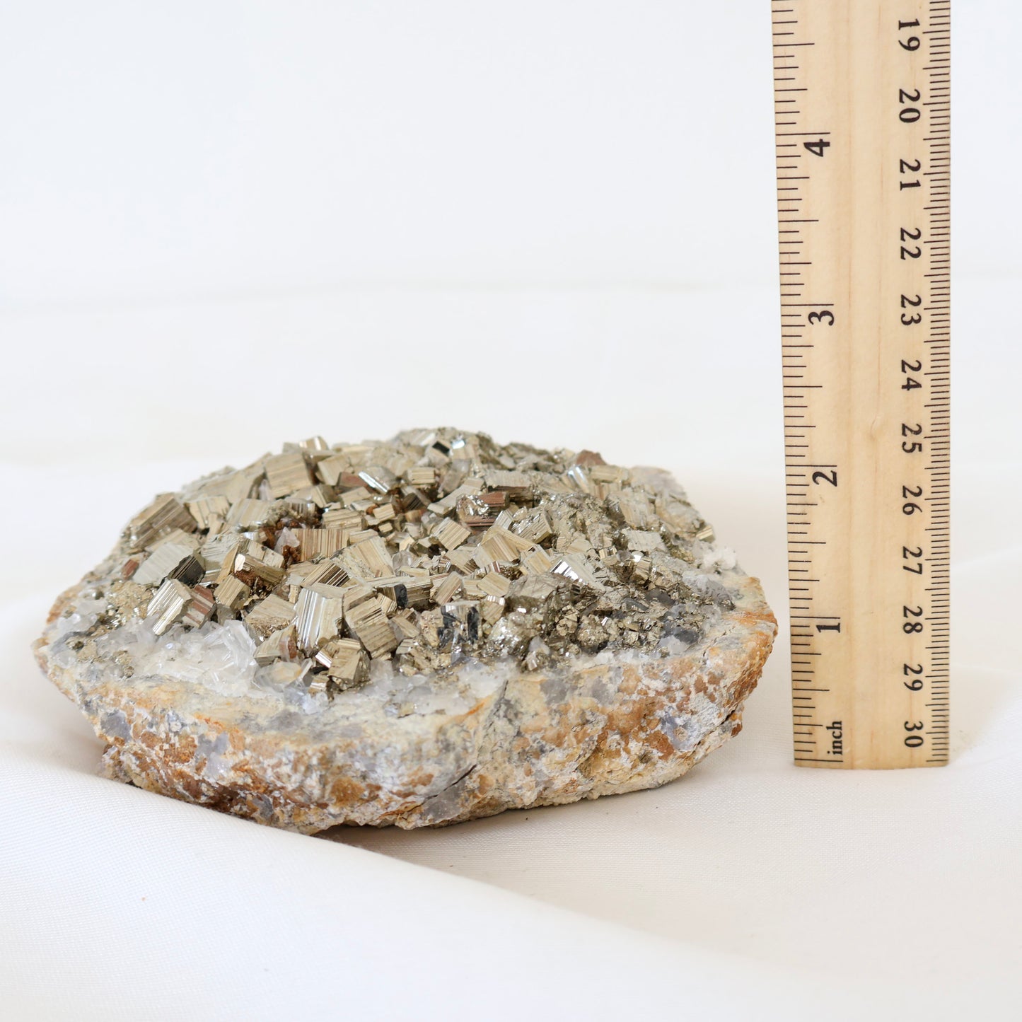 Indonesian Pyrite with Quartz B