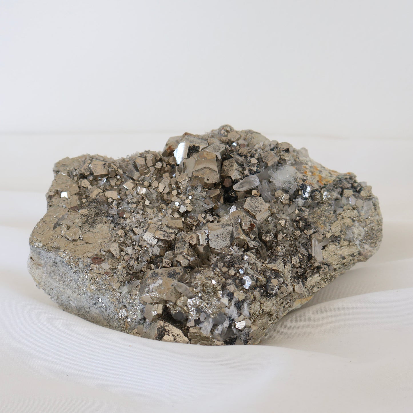 Indonesian Pyrite with Quartz C
