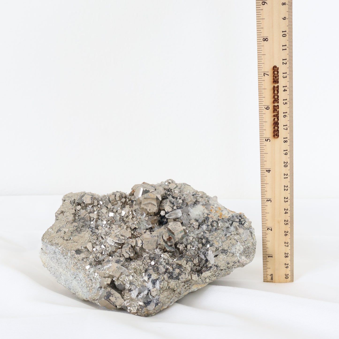 Indonesian Pyrite with Quartz C