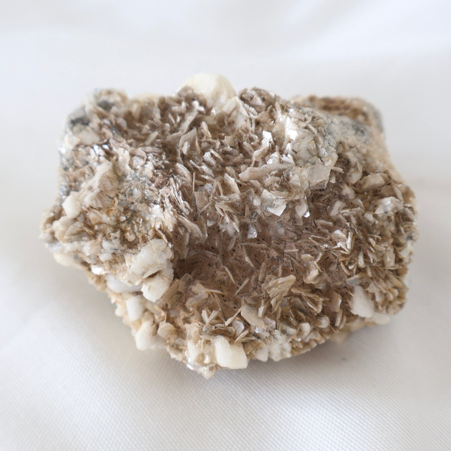 Aquamarine With Muscovite and Feldspar A