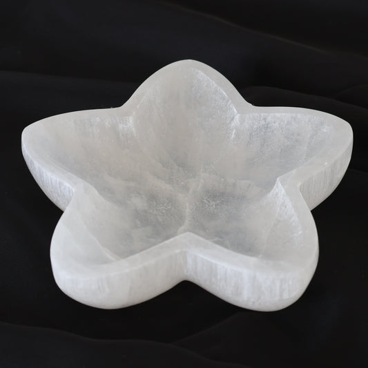 Selenite Star Bowl