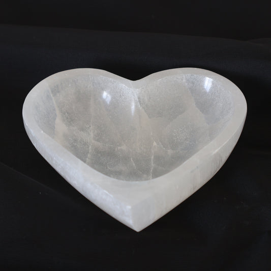 Selenite Heart Bowl