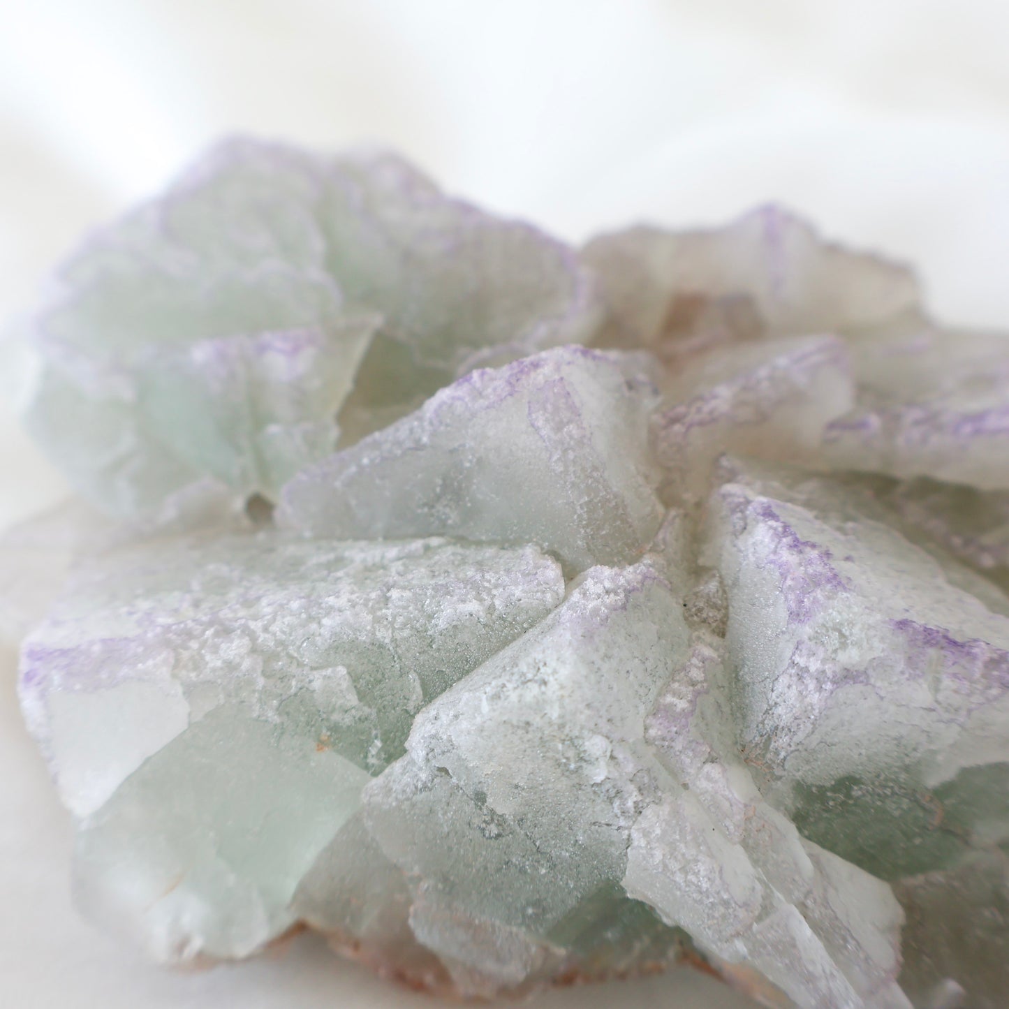 Fluorite- Green with purple tips
