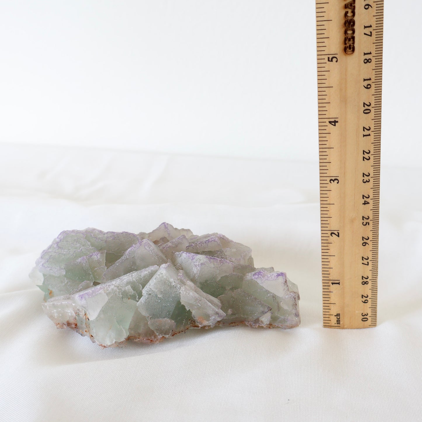Fluorite- Green with purple tips