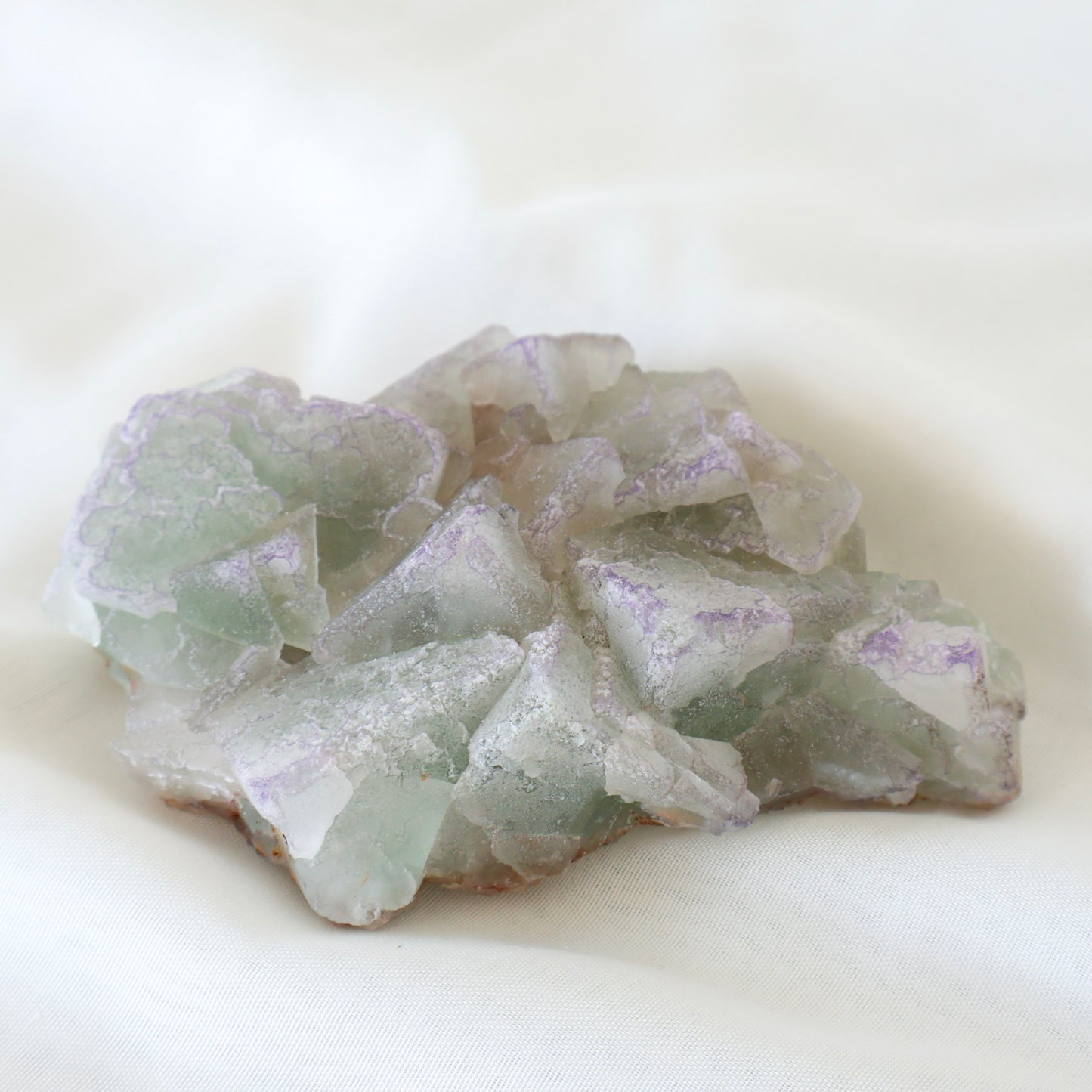 Fluorite- Green with purple tips