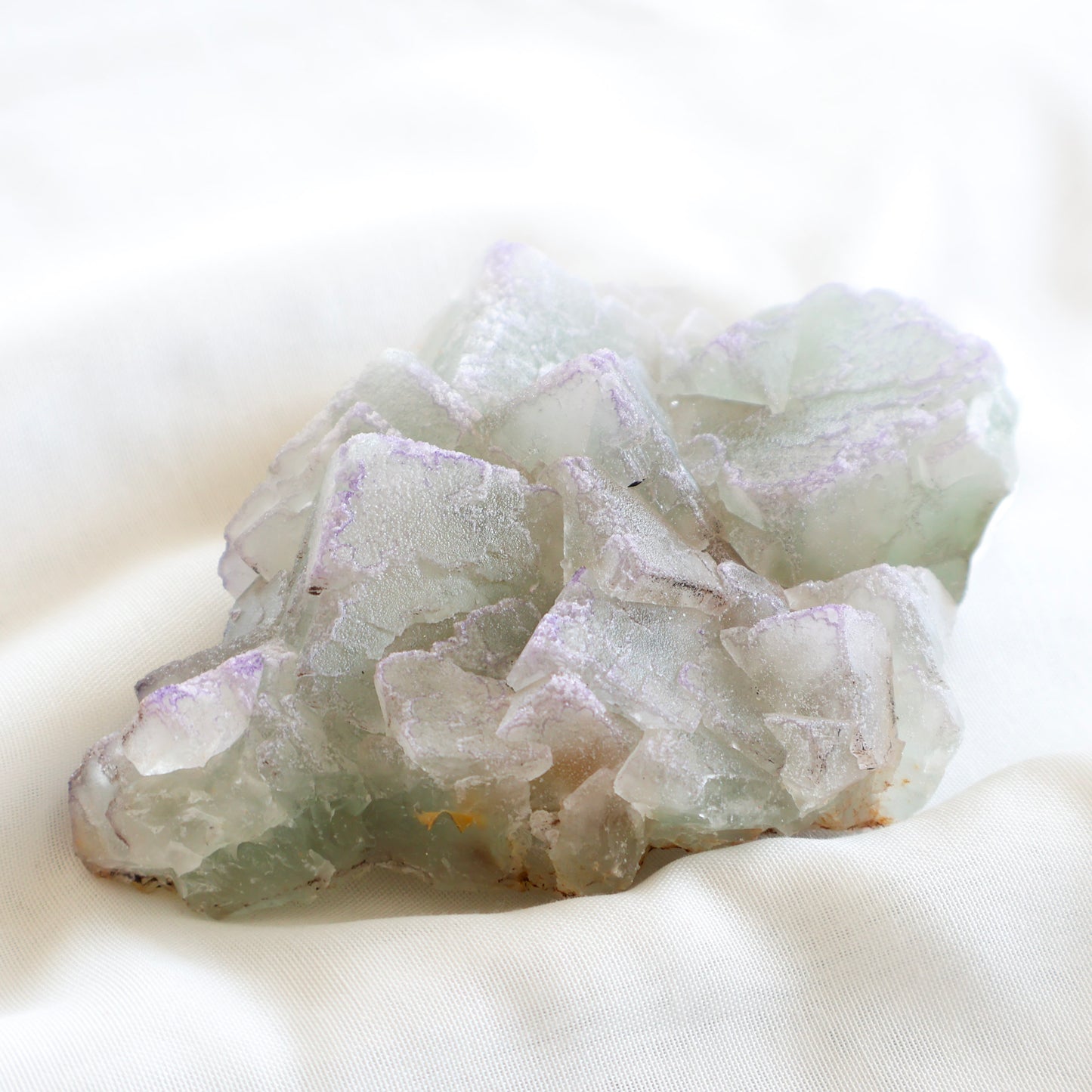 Fluorite- Green with purple tips