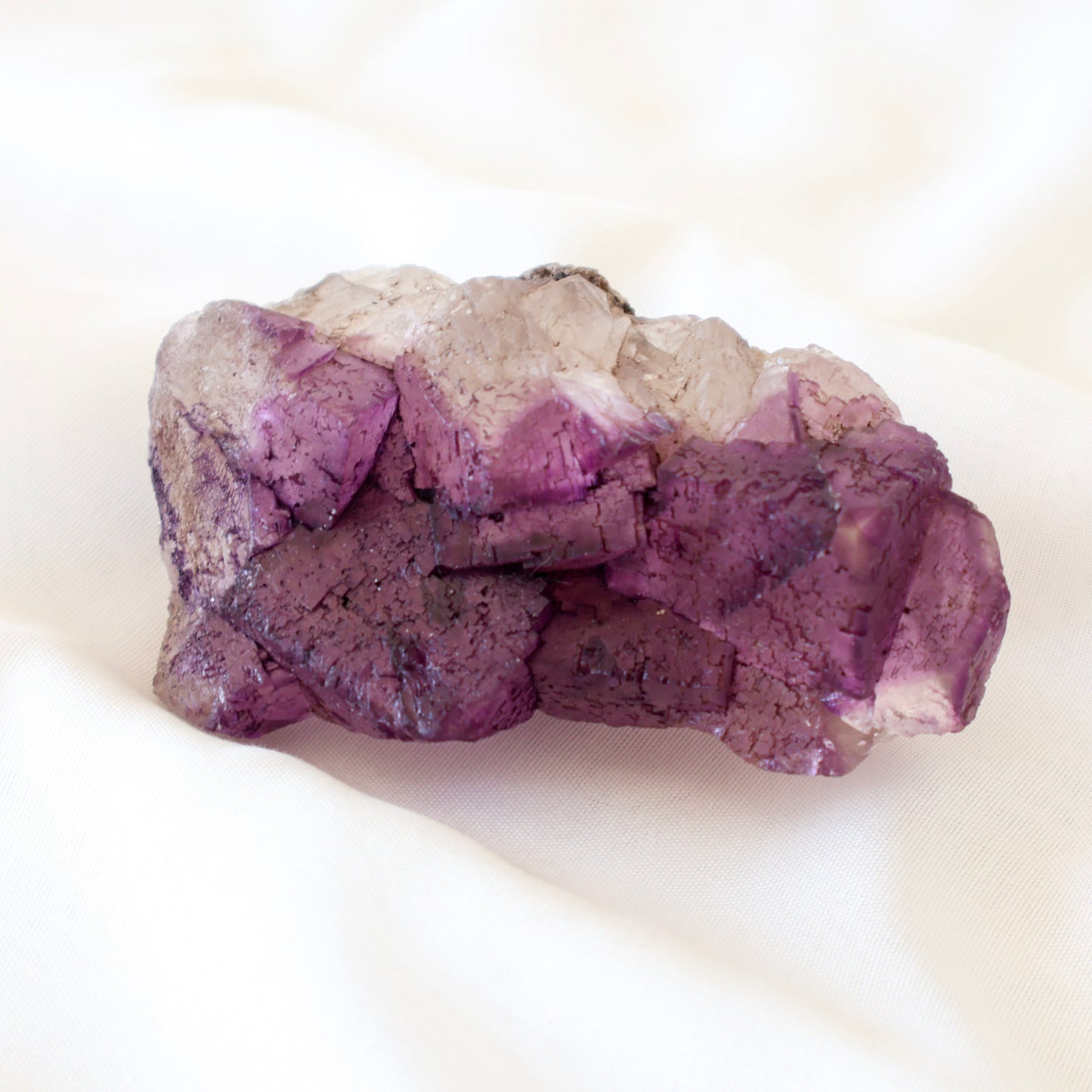 Purple  and white Fluorite