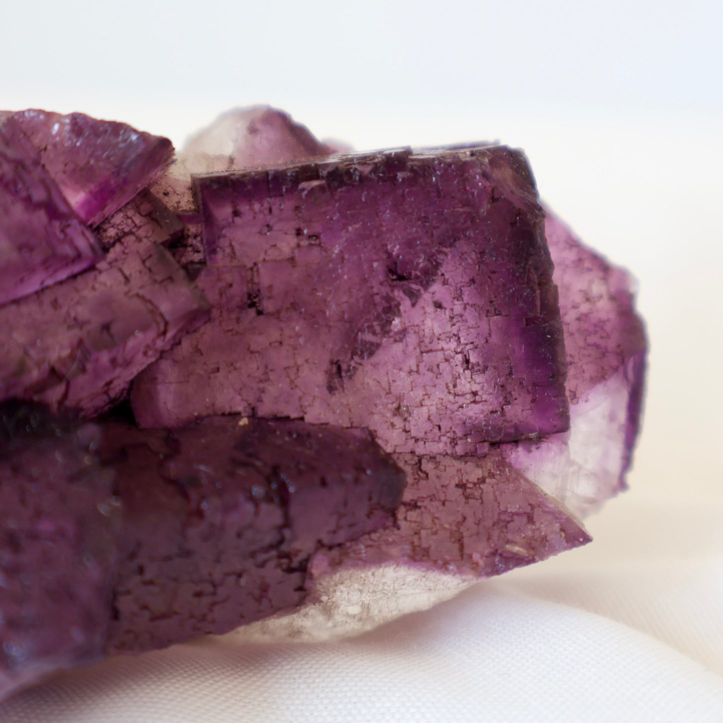 Purple  and white Fluorite