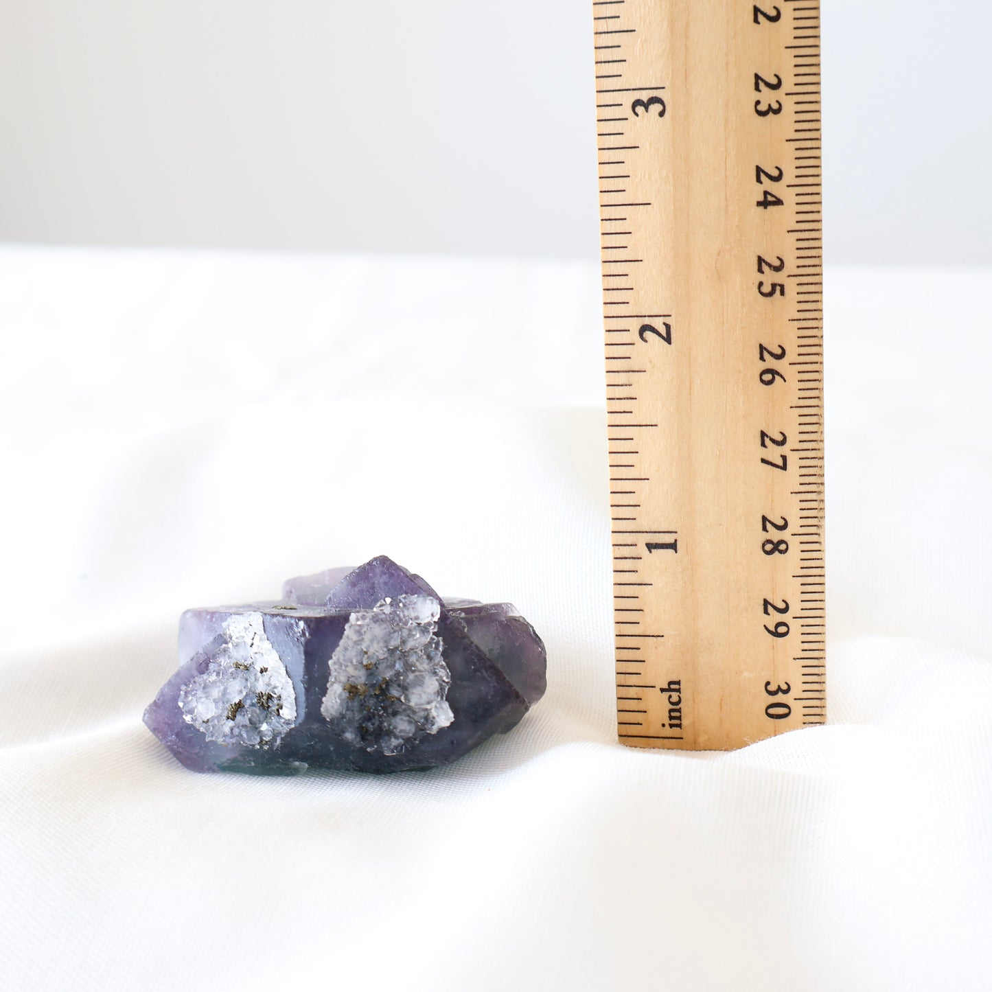 Fluorite with Calcite and Marcasite