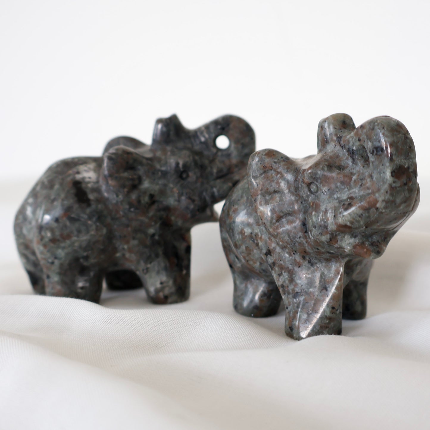 Syenite Elephant Carving