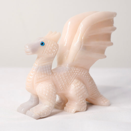 Peruvian Dragon Soapstone Carving