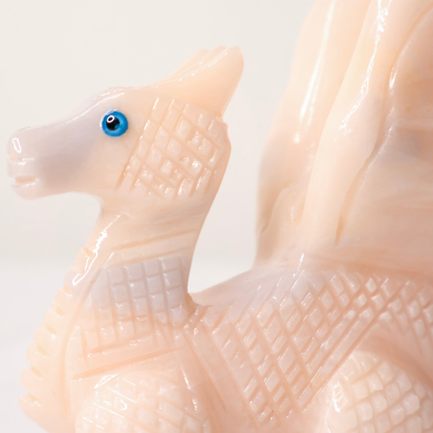 Peruvian Dragon Soapstone Carving