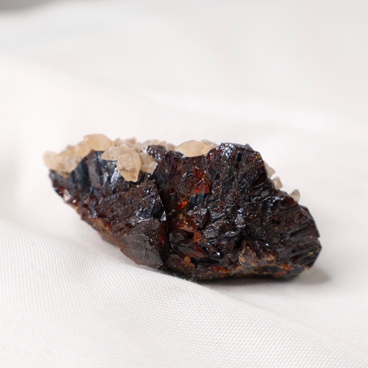 Sphalerite with Calcite Elmwood Tennessee