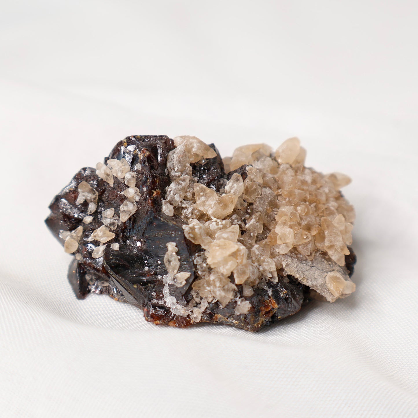 Sphalerite with Calcite Elmwood Tennessee