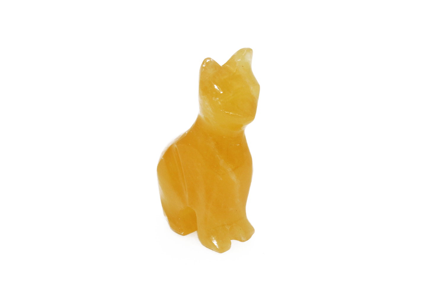 Orange Calcite Cat