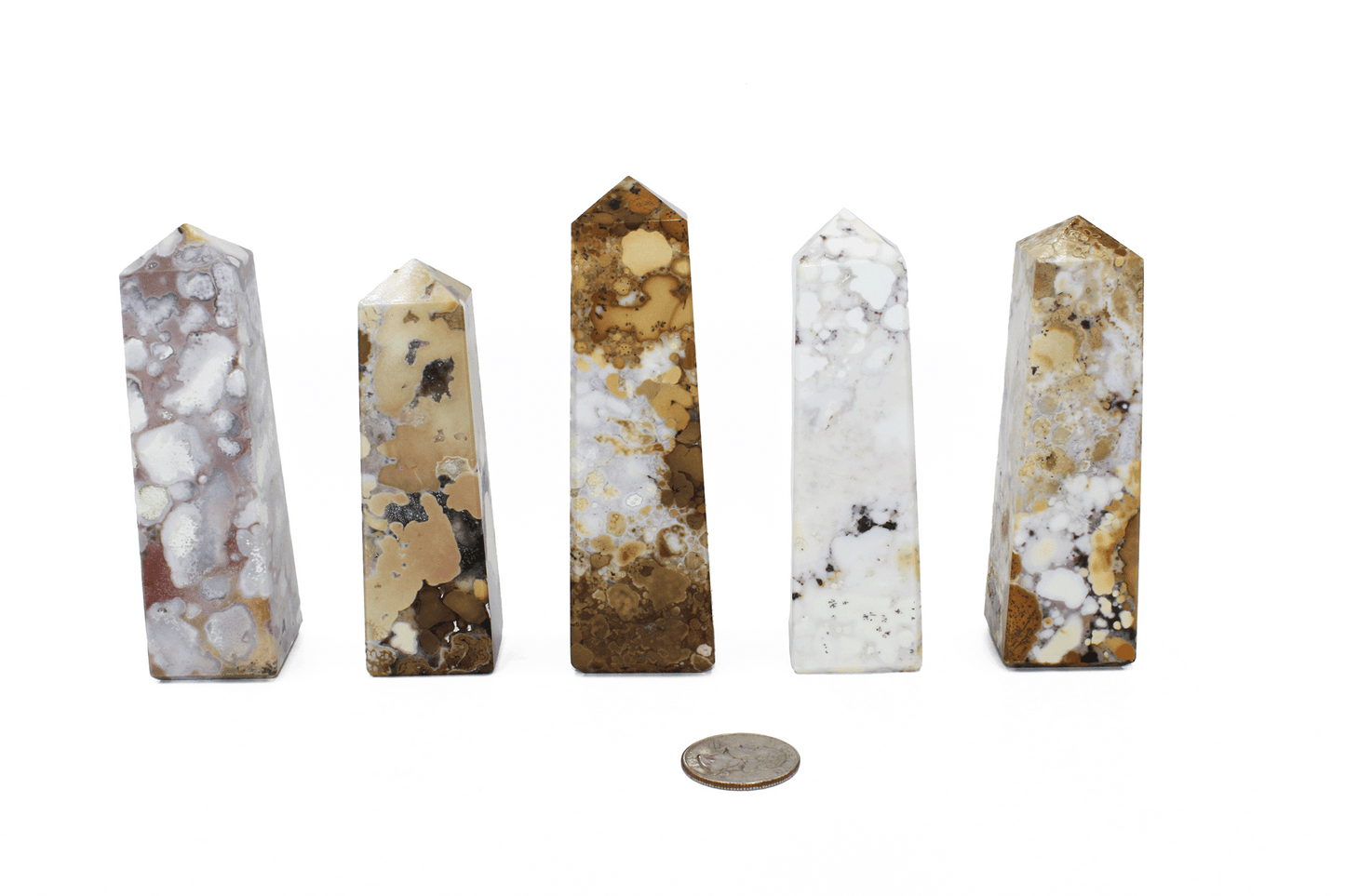 Spotted Agate Obelisk