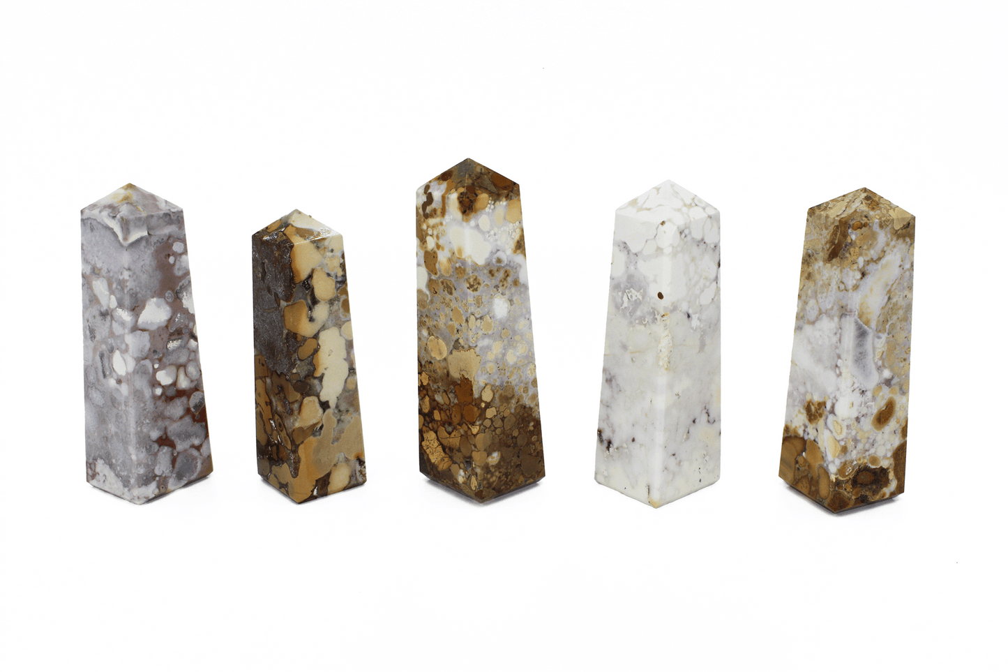 Spotted Agate Obelisk