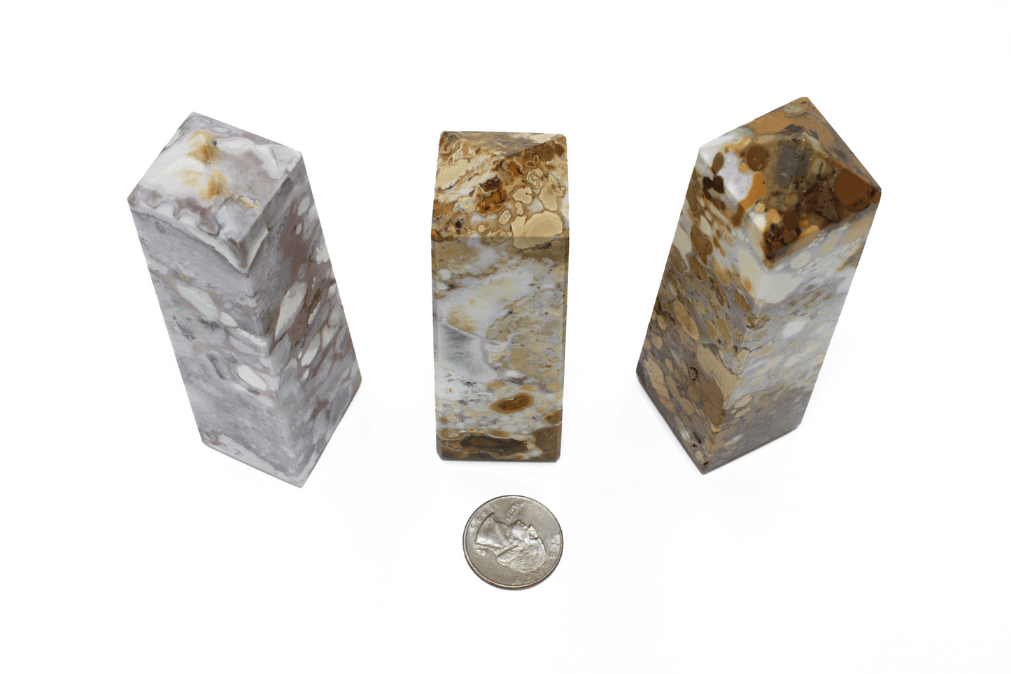 Spotted Agate Obelisk