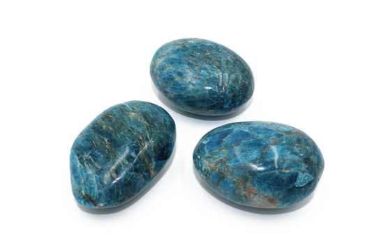 Blue Apatite Palm Stone