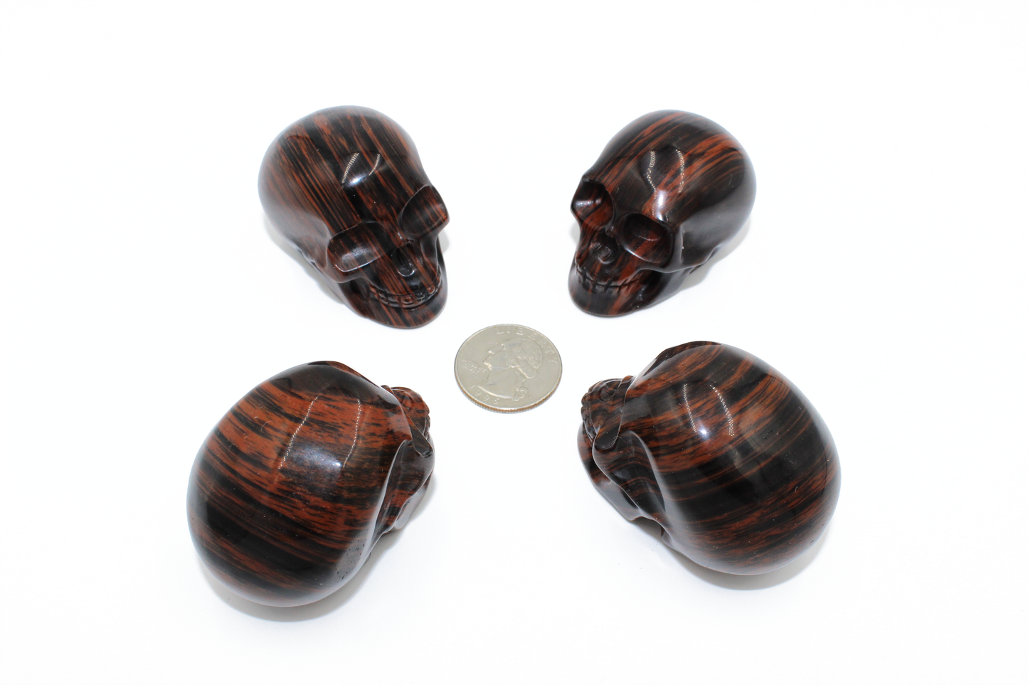 Mahogany Obsidian Skull