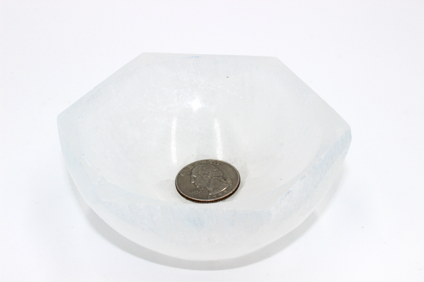 Selenite Hexagon Bowl