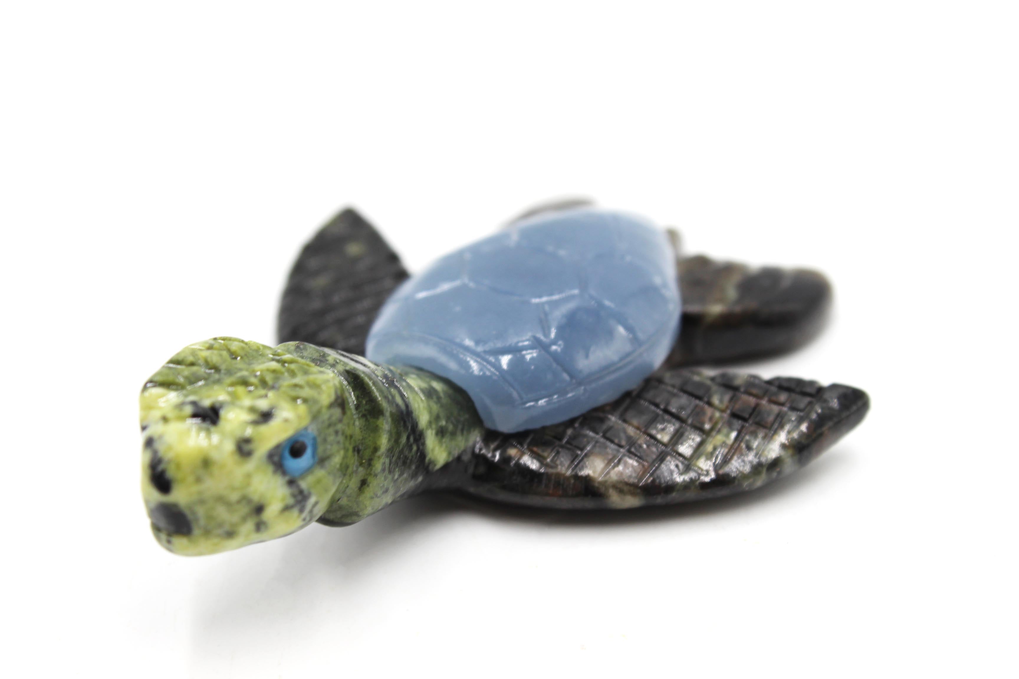 Turtle Shell Rocks Angelite Shell Turtle – Geoscape Rock Shop